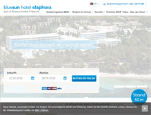 Tablet Screenshot of hotelelaphusabrac.com